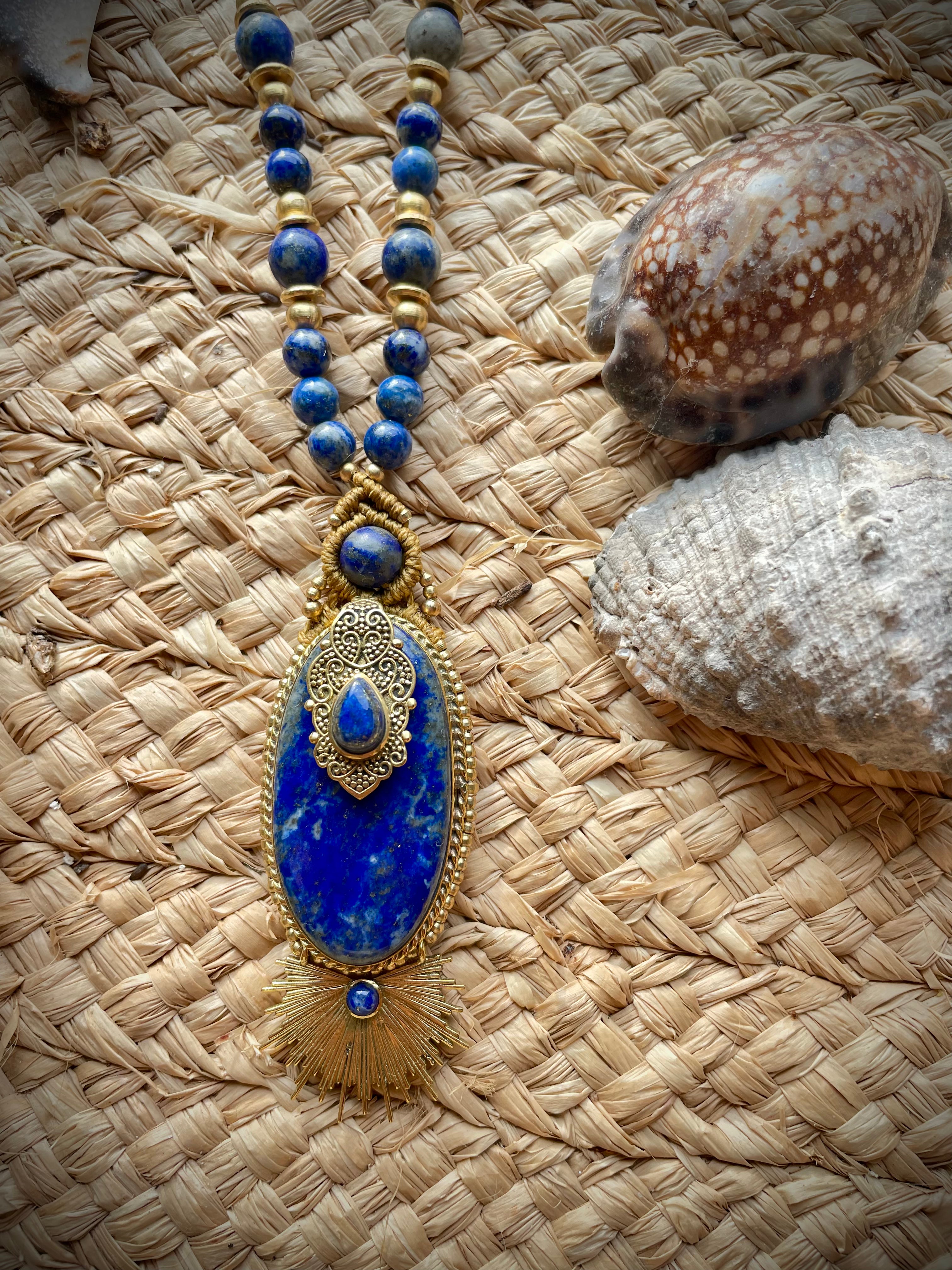 Blue Lapis Queen pendant