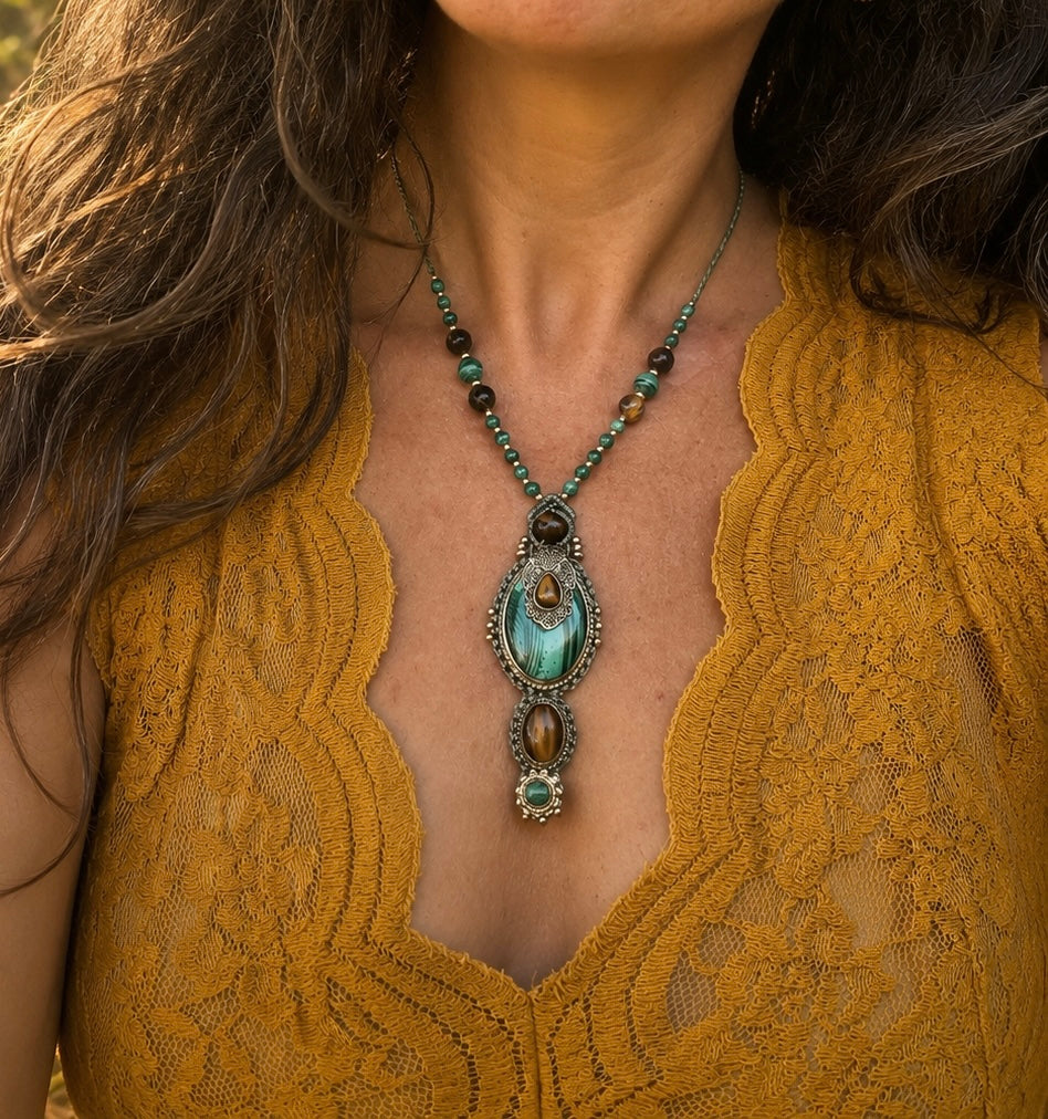 Forest priestess necklace