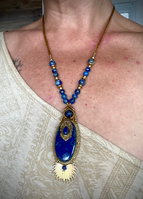 Blue Lapis Queen pendant