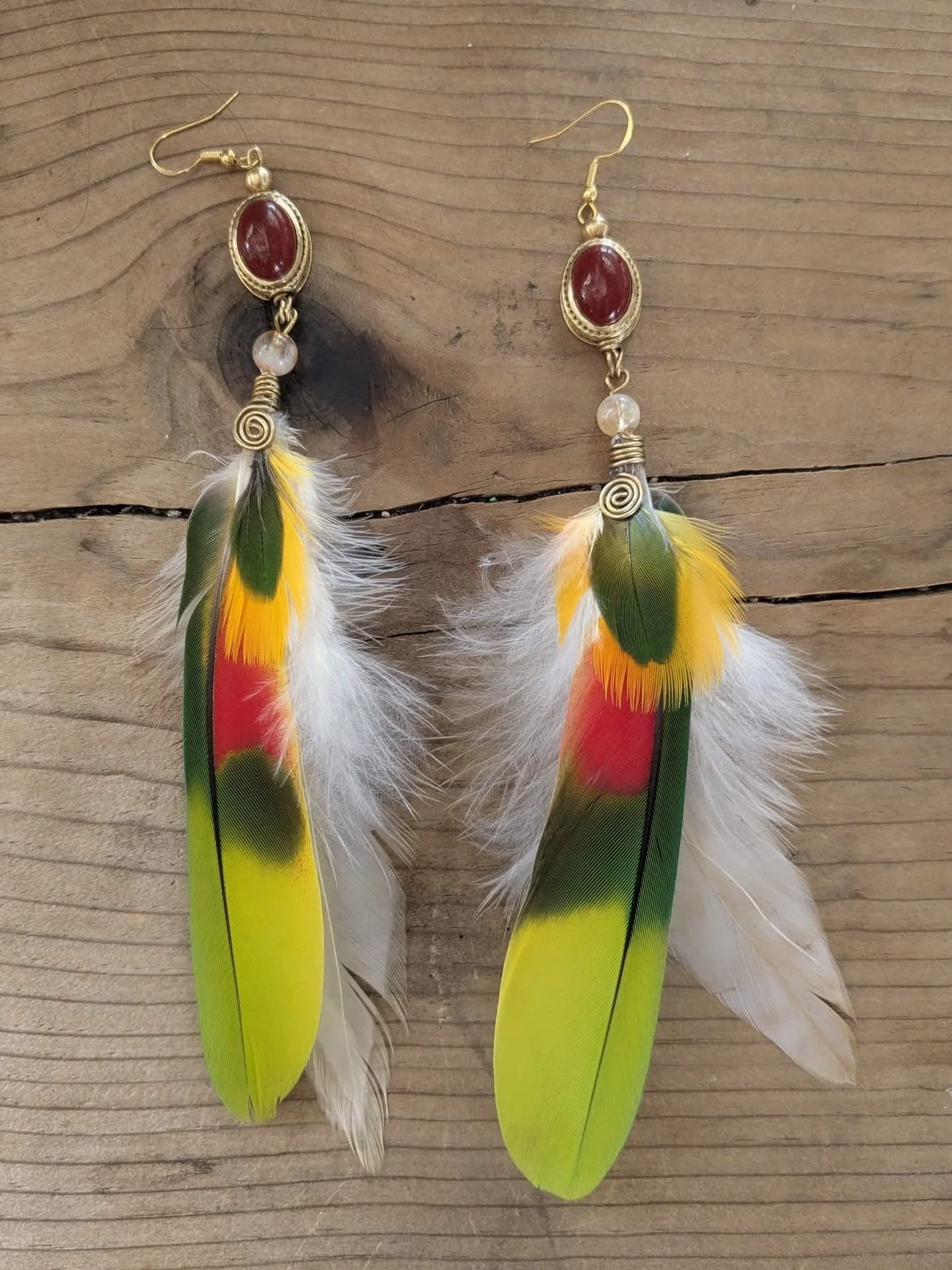 Earring feathers